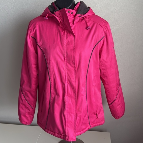 Athletic Works Waterproof Pink Jacket Size M with Fleece Lining - Women’s - Picture 3 of 11